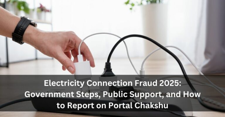 Electricity Connection Fraud 2025: Government Steps, Public Support, and How to Report on Portal Chakshu