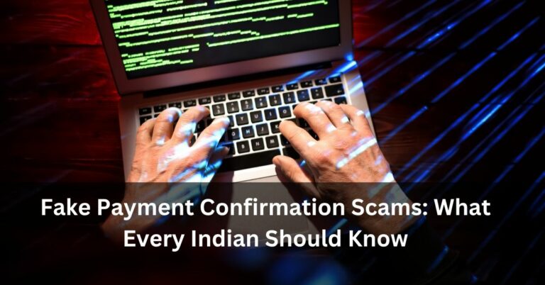 Fake Payment Confirmation Scams: What Every Indian Should Know